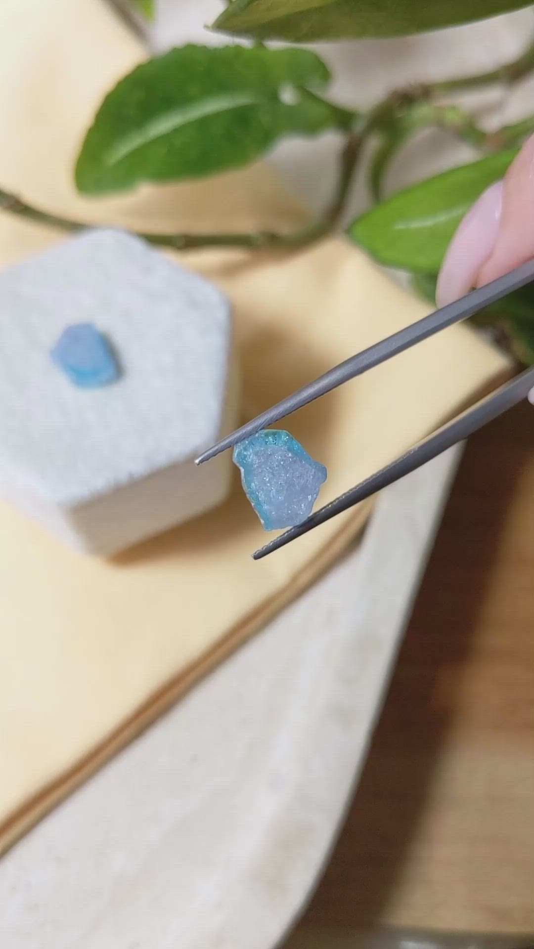 6.59 Ct.Tw.Total Carat Weight Paraiba Tourmaline Pair from Brazil Size Video