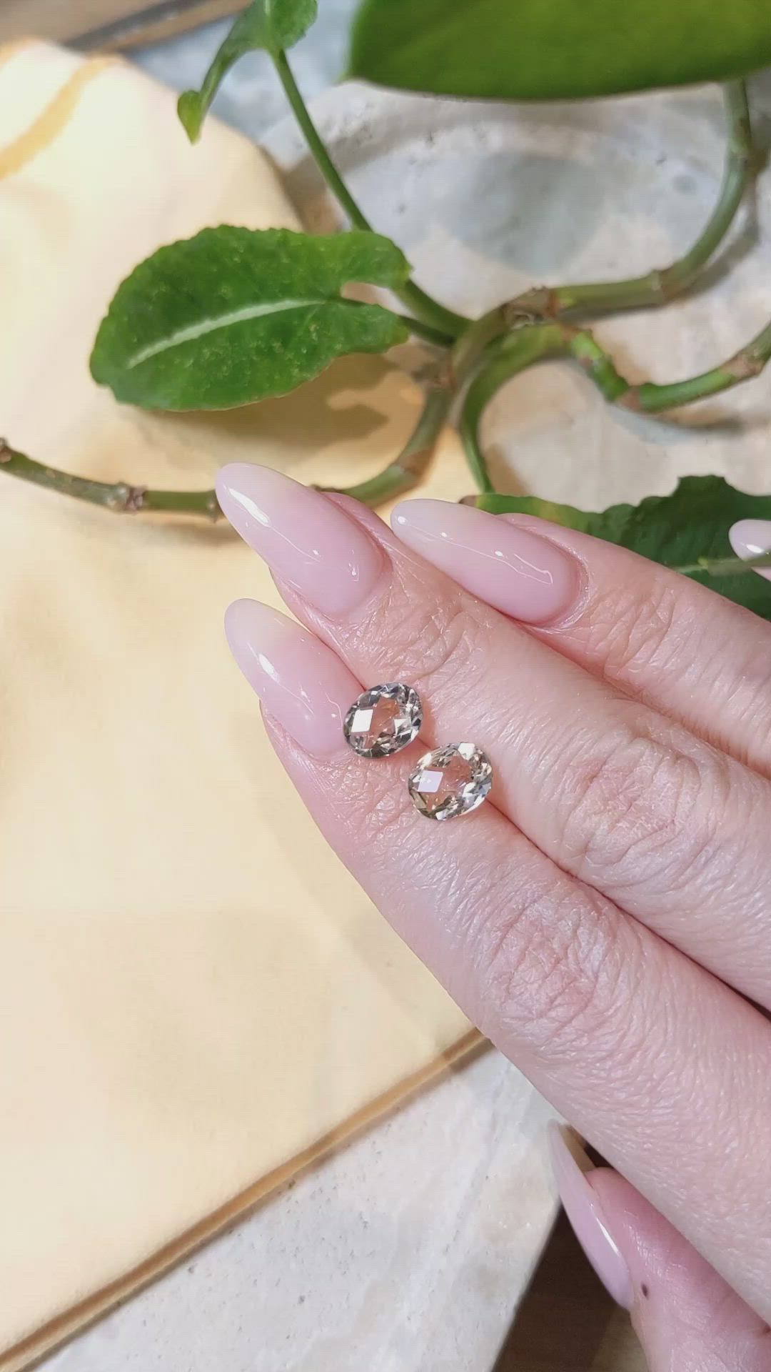 3.01&nbsp;Ct.Tw.Total Carat Weight Heliodor Pair from Pakistan Size Video