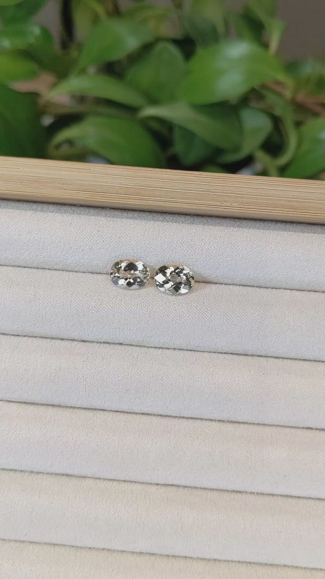 3.37&nbsp;Ct.Tw.Total Carat Weight Heliodor Pair from Pakistan Size Video