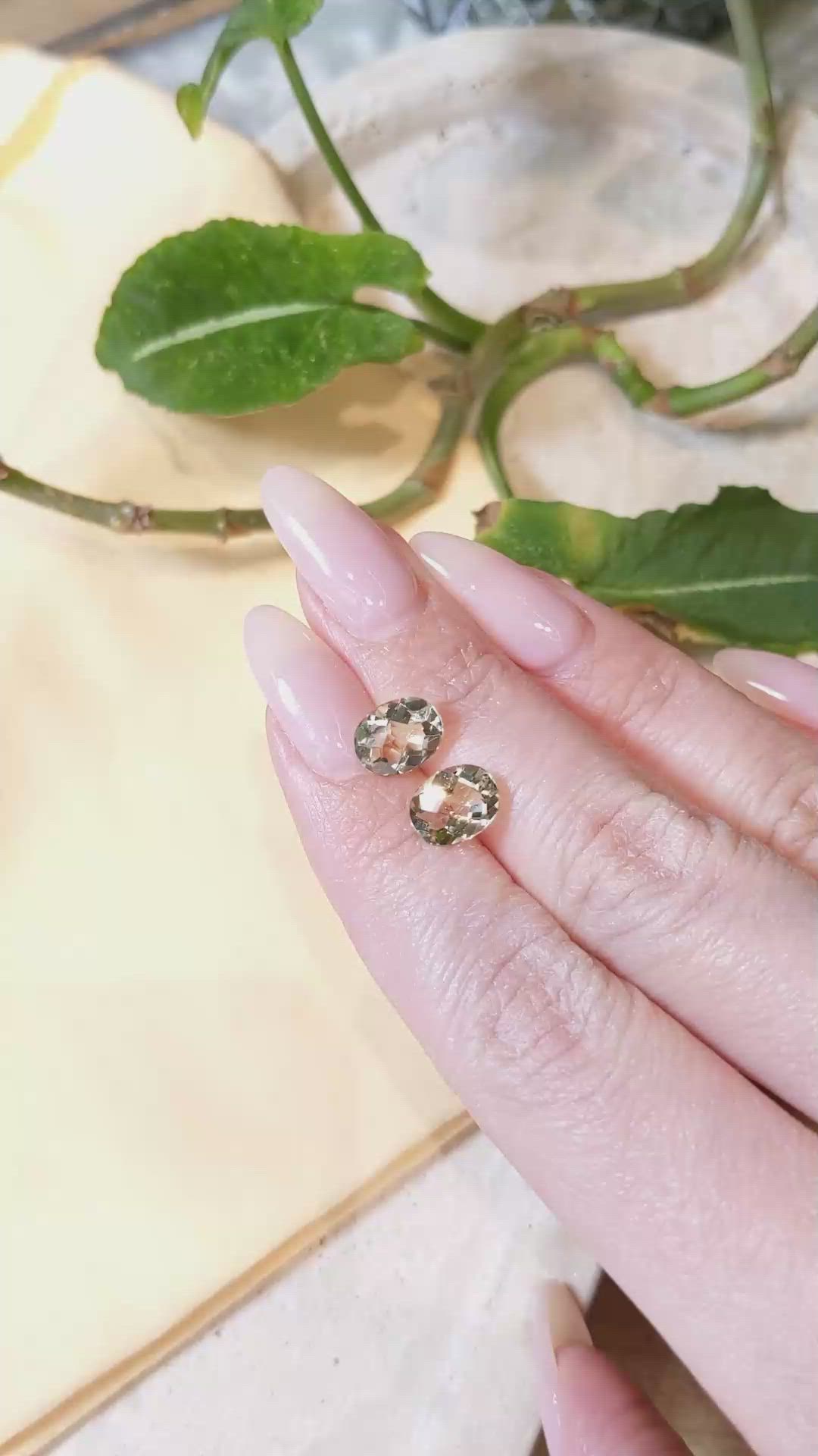 3.41&nbsp;Ct.Tw.Total Carat Weight Heliodor Pair from Pakistan Size Video