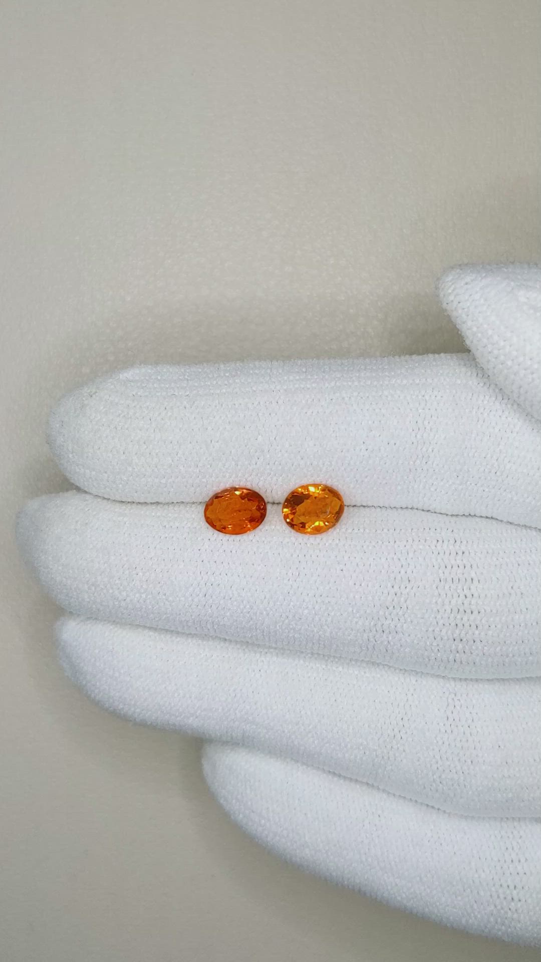 0.75&nbsp;Ct.Tw.Total Carat Weight Opal Pair from Mexico Size Video