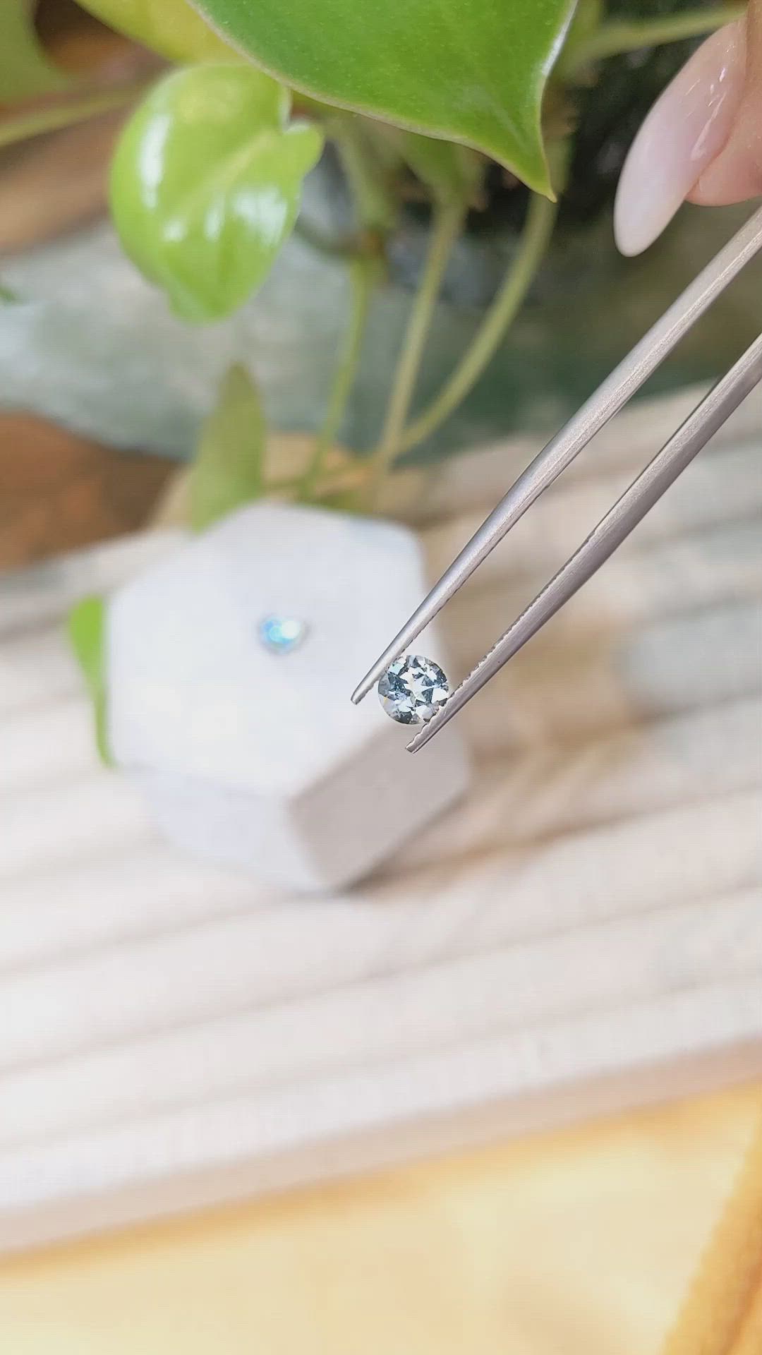 0.75&nbsp;Ct.Tw.Total Carat Weight Blue Aquamarine Pair from Brazil Size Video