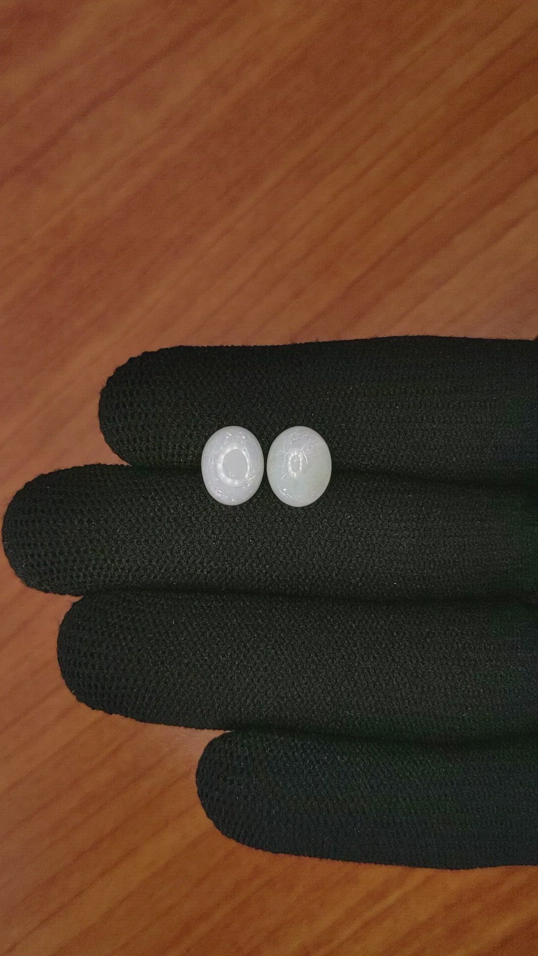 2.43&nbsp;Ct.Tw.Total Carat Weight Cabochon Opal Pair from Brazil Size Video