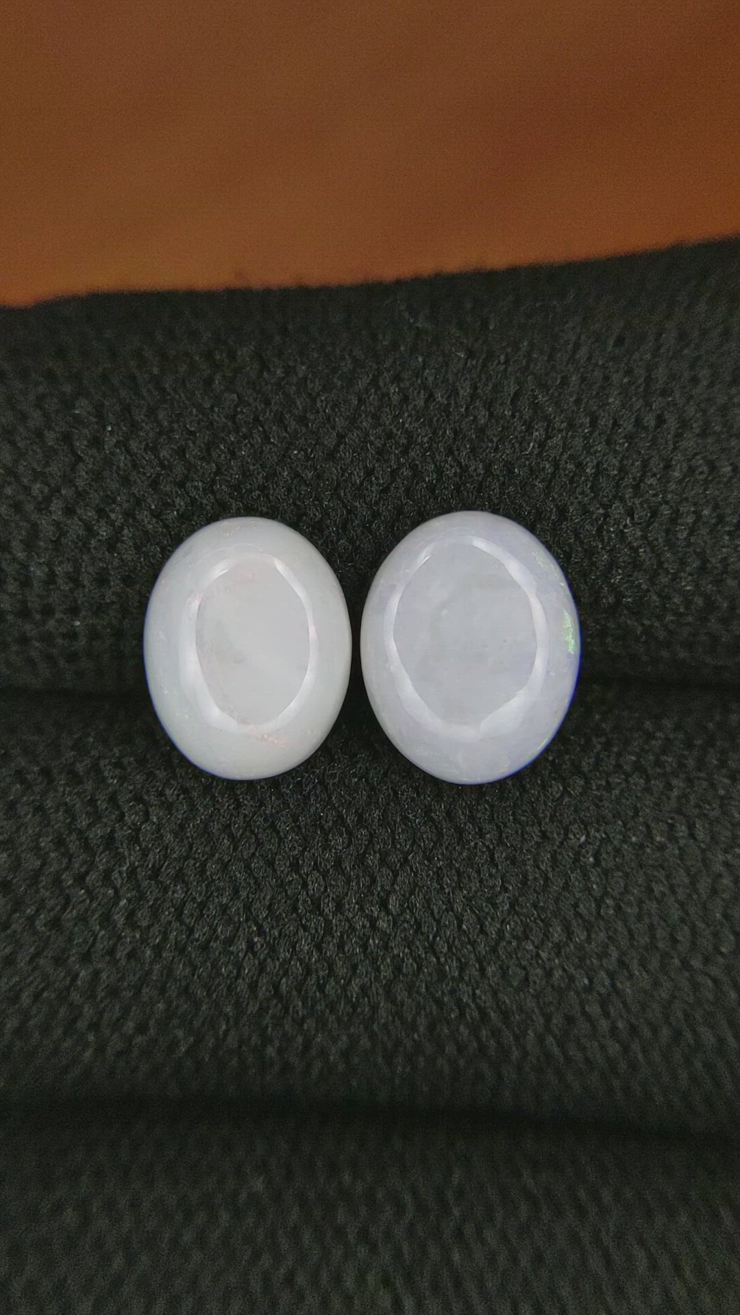 2.78&nbsp;Ct.Tw.Total Carat Weight Cabochon Opal Pair from Brazil Size Video