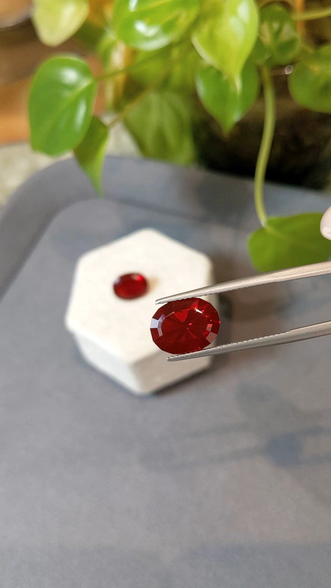 5.27&nbsp;Ct.Tw.Total Carat Weight Opal Pair from Mexico Size Video