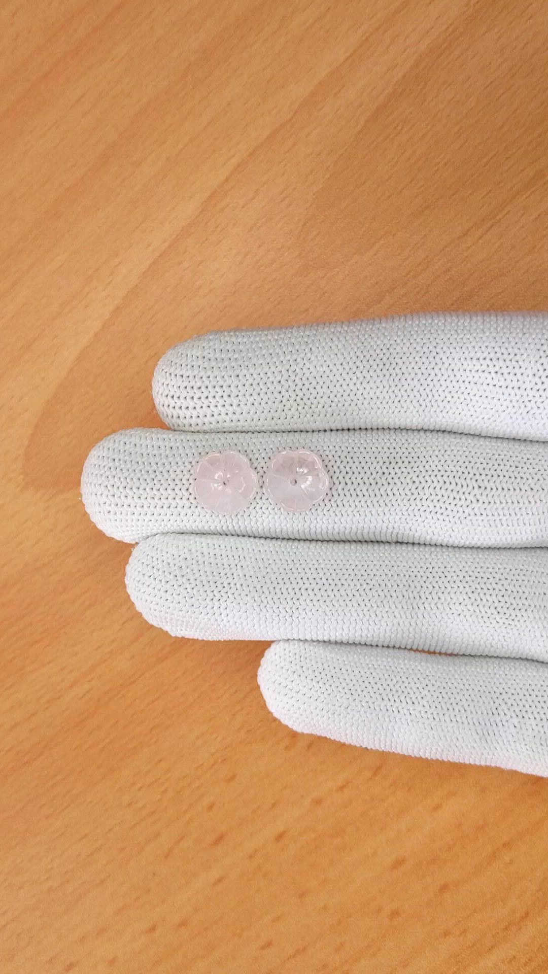 3.73 Ct.Tw.Total Carat Weight Pink Rose Quartz Pair from Ceylon (Sri Lanka) Size Video