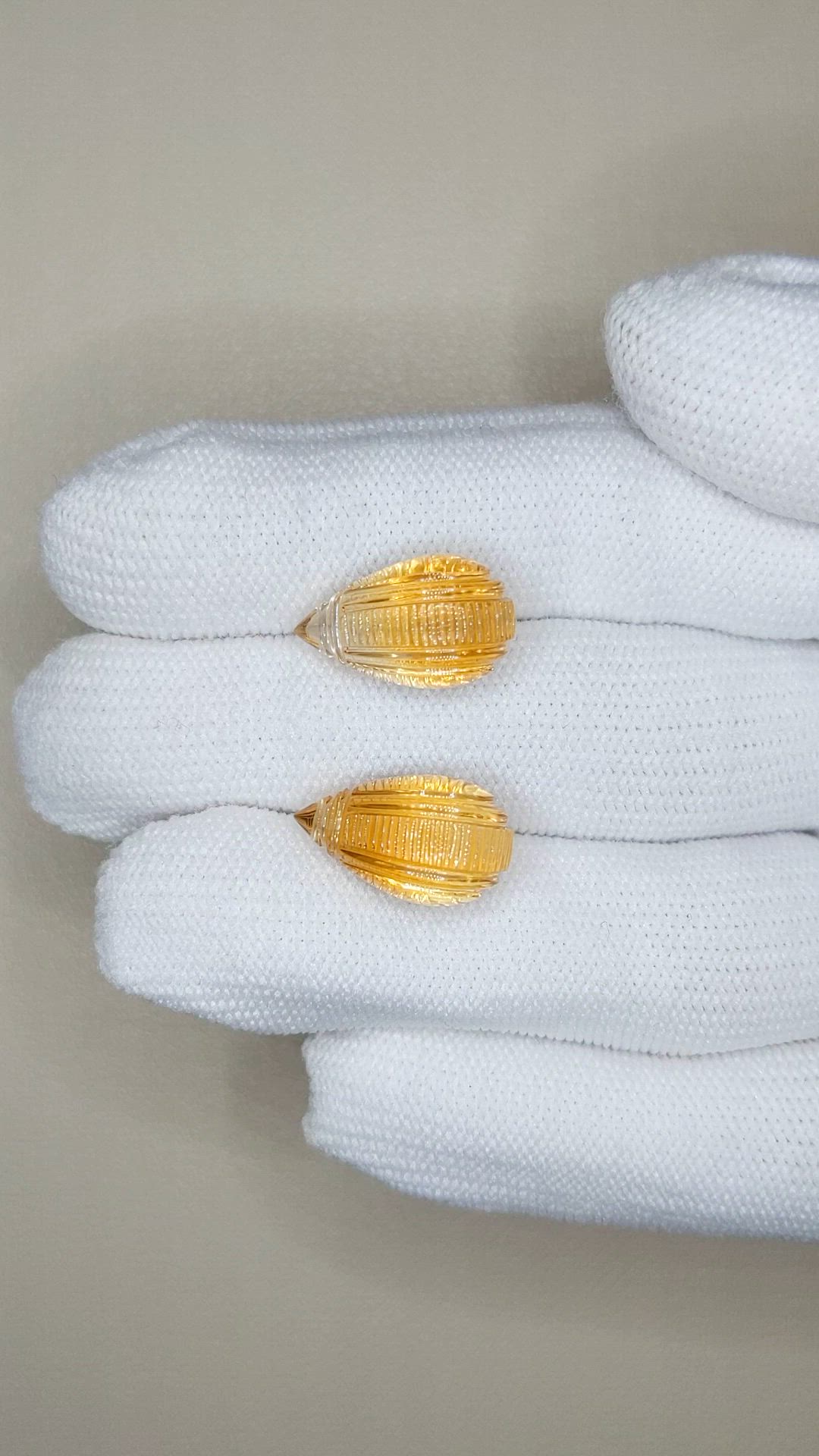 16.46&nbsp;Ct.Tw.Total Carat Weight Golden Citrine Pair from Brazil Size Video