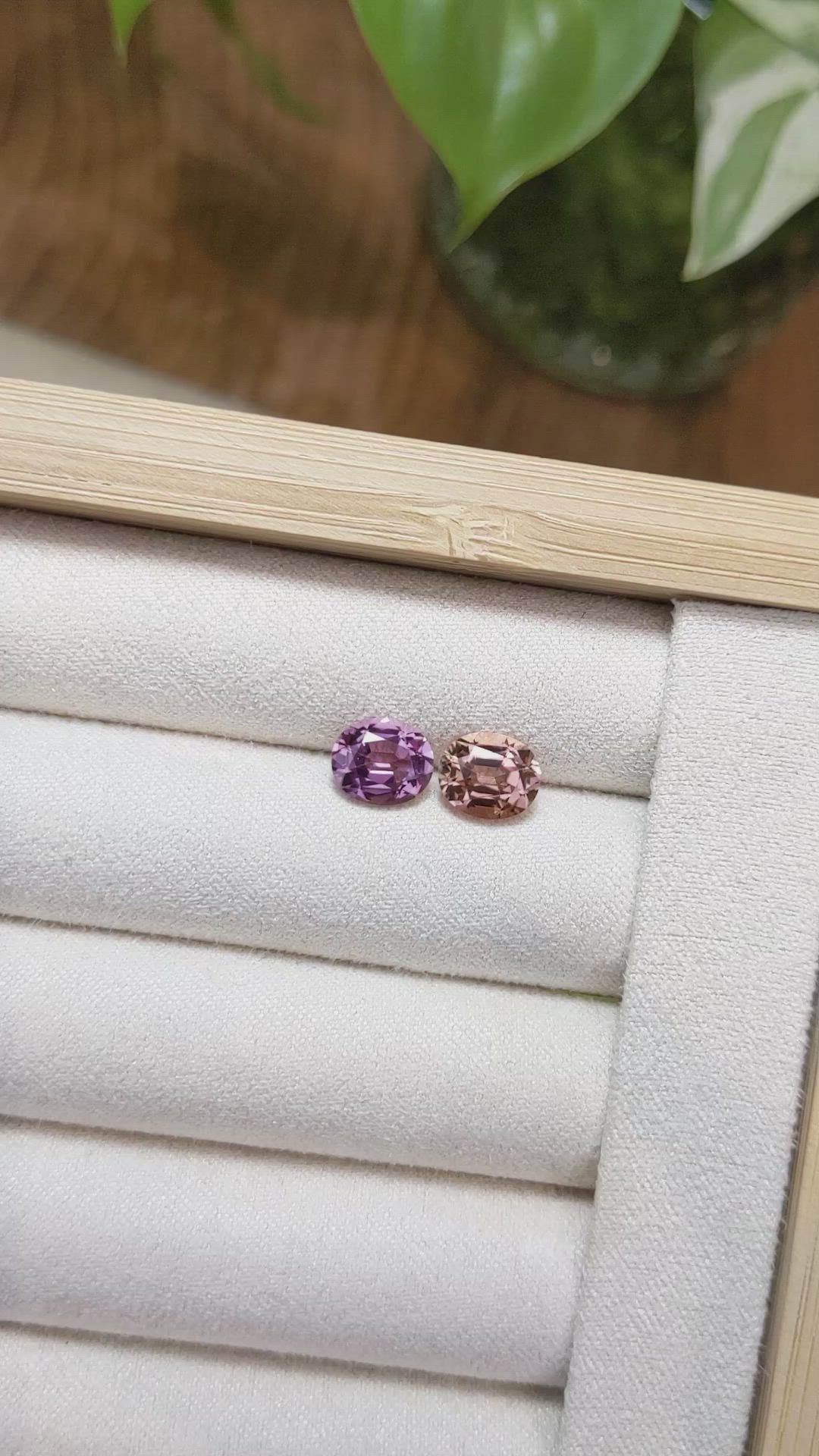 2.93&nbsp;Ct.Tw.Total Carat Weight Tourmaline Pair from Nigeria Size Video