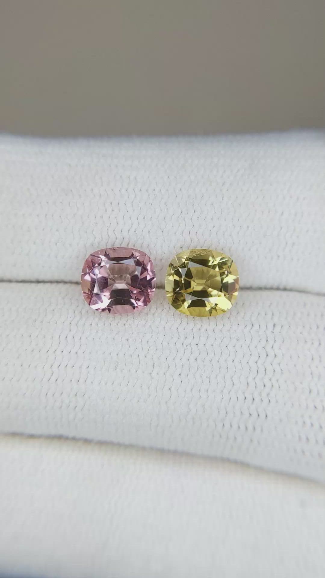 2.41&nbsp;Ct.Tw.Total Carat Weight Tourmaline Pair from Afghanistan Size Video