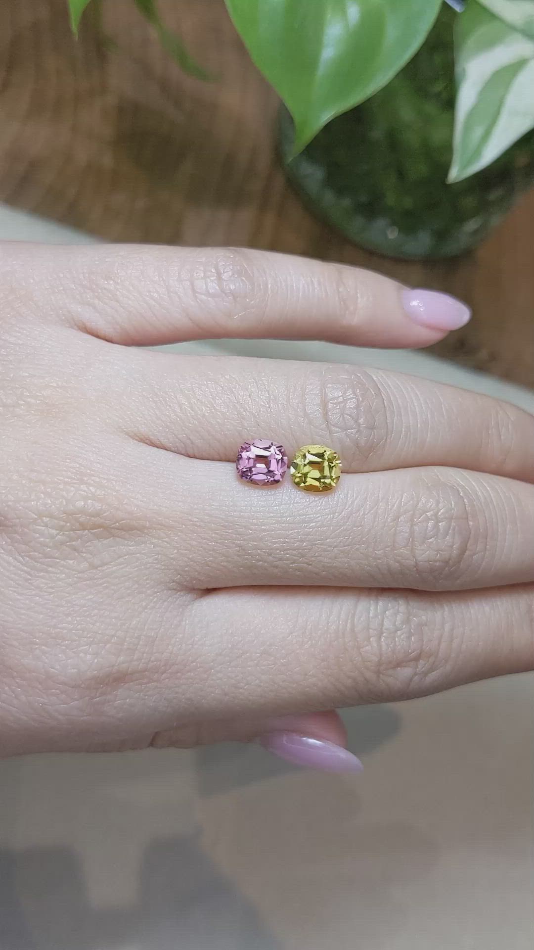 2.41&nbsp;Ct.Tw.Total Carat Weight Tourmaline Pair from Afghanistan Size Video