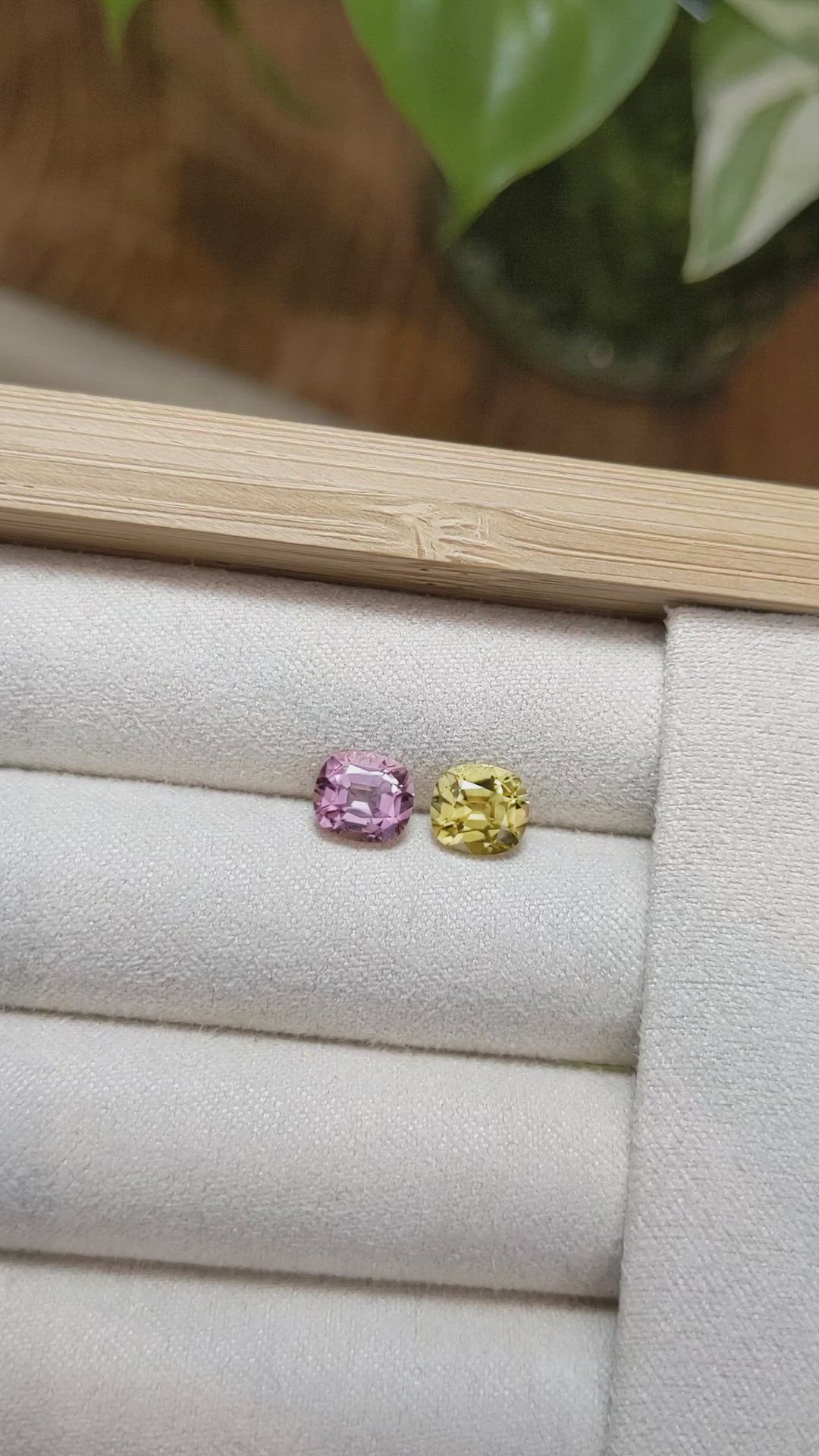 2.41&nbsp;Ct.Tw.Total Carat Weight Tourmaline Pair from Afghanistan Size Video