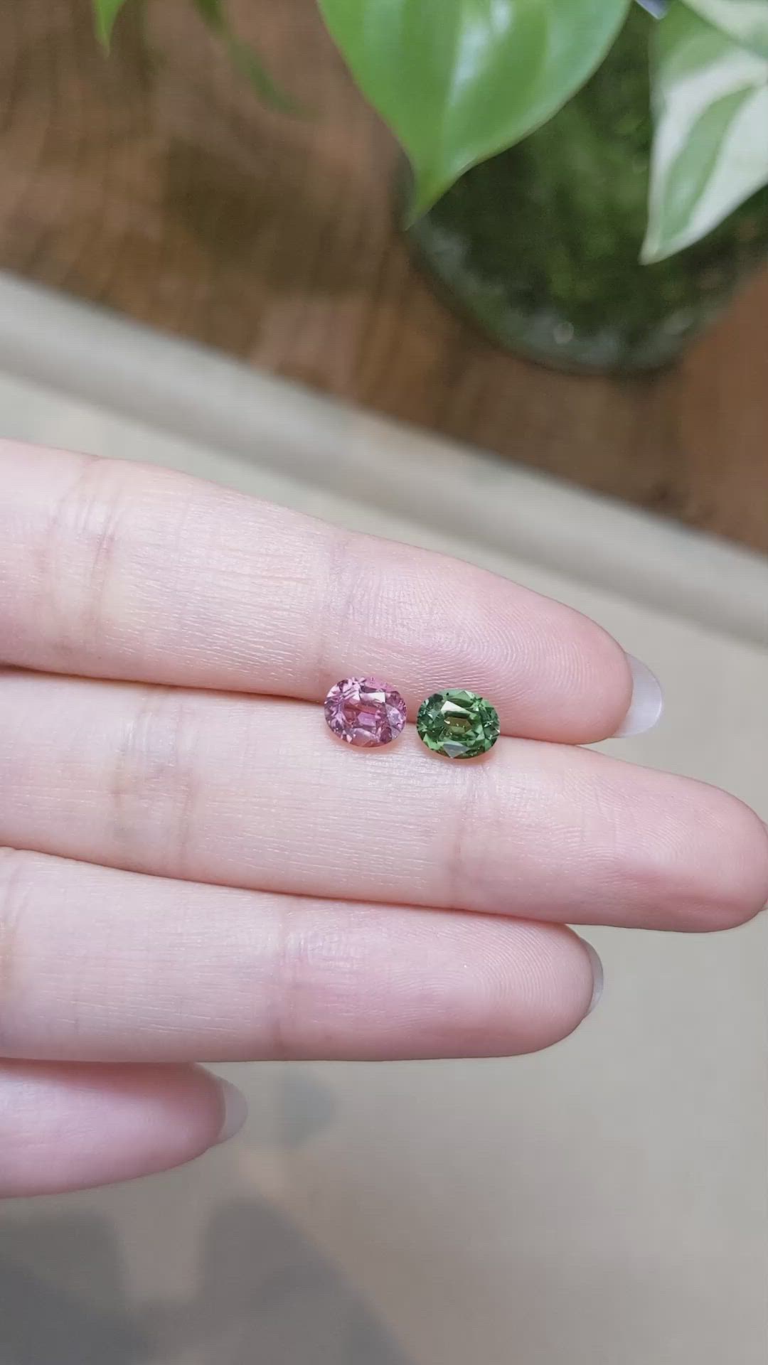 1.90&nbsp;Ct.Tw.Total Carat Weight Tourmaline Pair from Nigeria Size Video