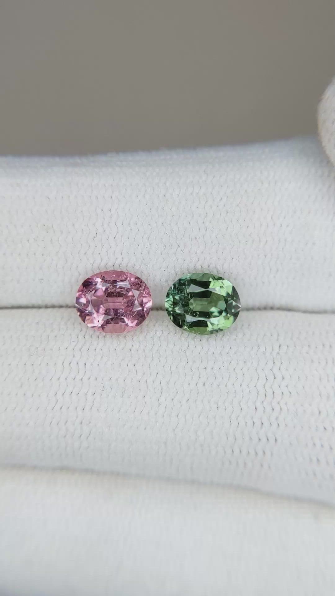 1.90&nbsp;Ct.Tw.Total Carat Weight Tourmaline Pair from Nigeria Size Video