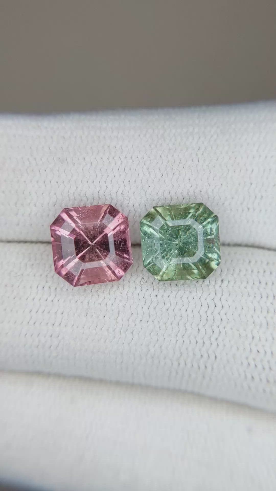 5.00&nbsp;Ct.Tw.Total Carat Weight Tourmaline Pair from Afghanistan Size Video