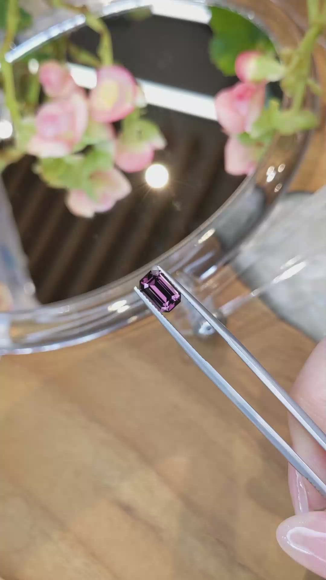 1.75 Ct. Spinel from Ceylon (Sri Lanka) Size Video