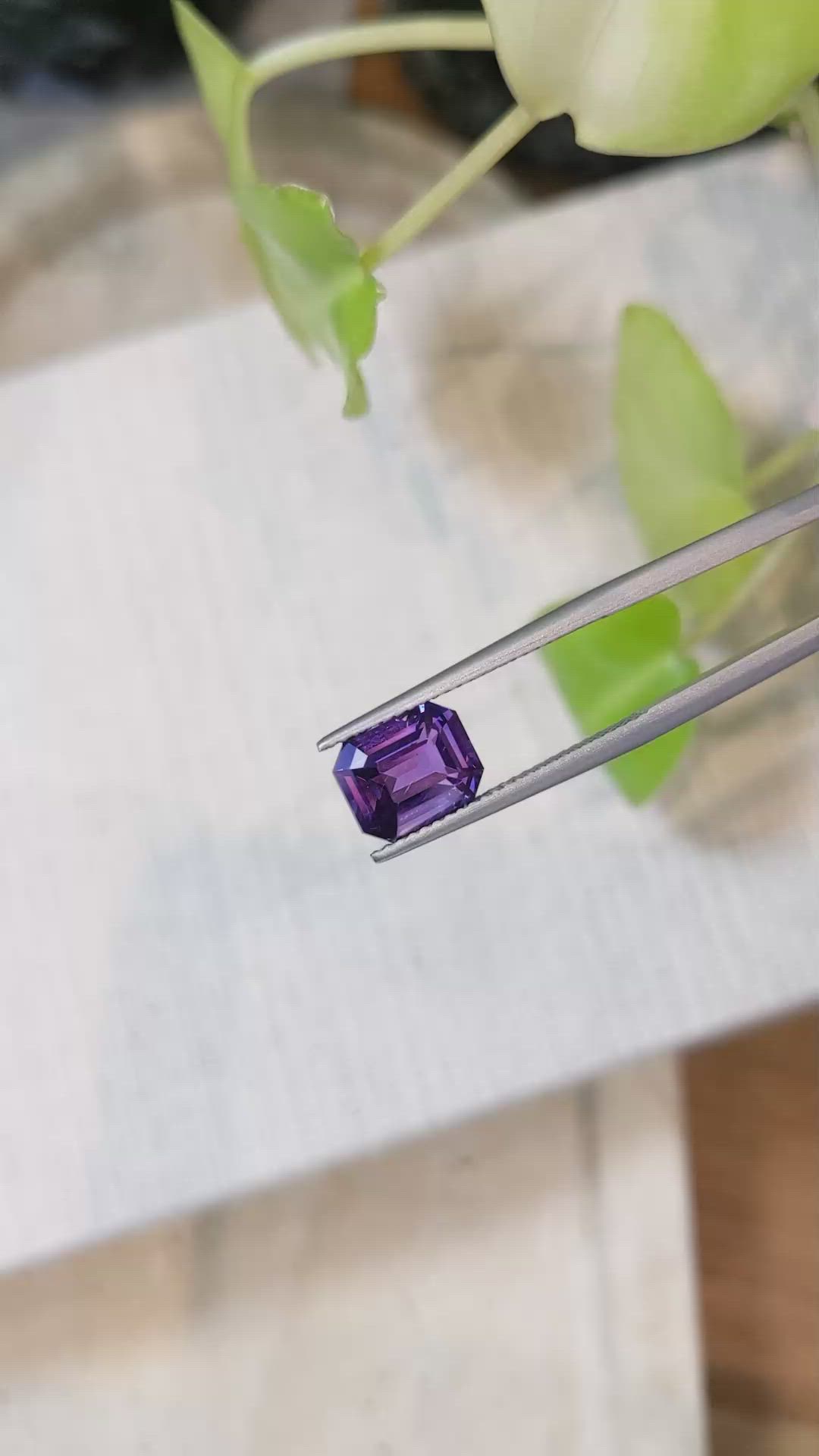 3.01 Ct. Purple Spinel Size Video