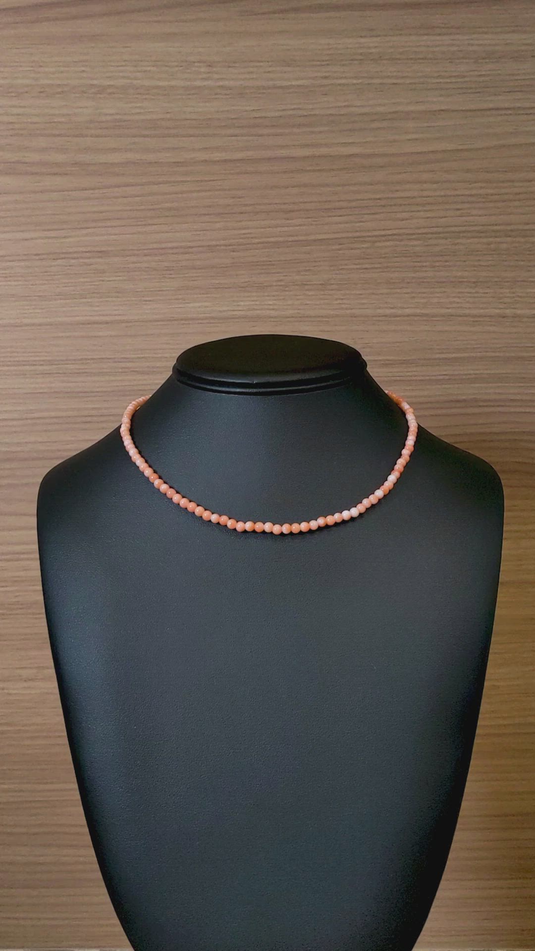 39.14 Ct. Coral Multi Stone Necklace, 18K White Gold Size Video