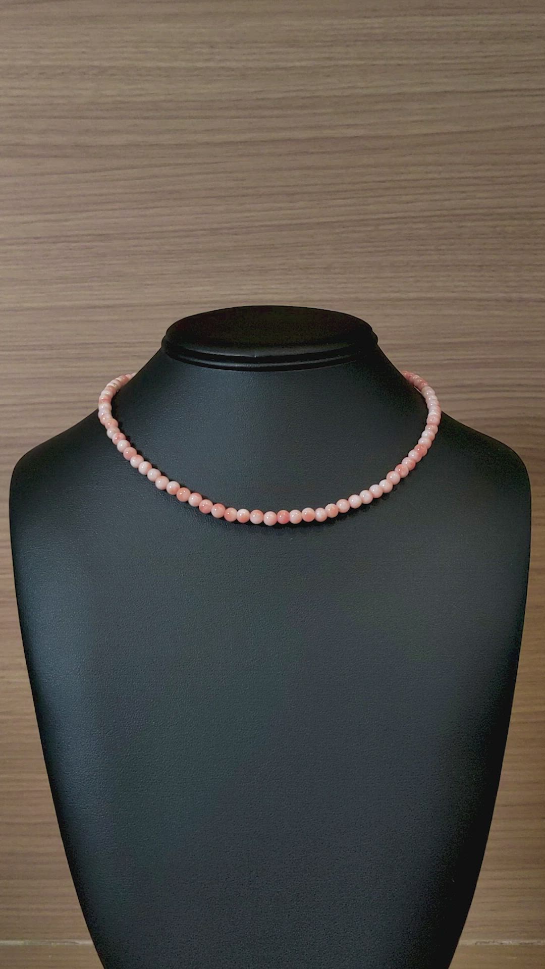 68.03 Ct. Coral Multi Stone Necklace, 18K White Gold Size Video