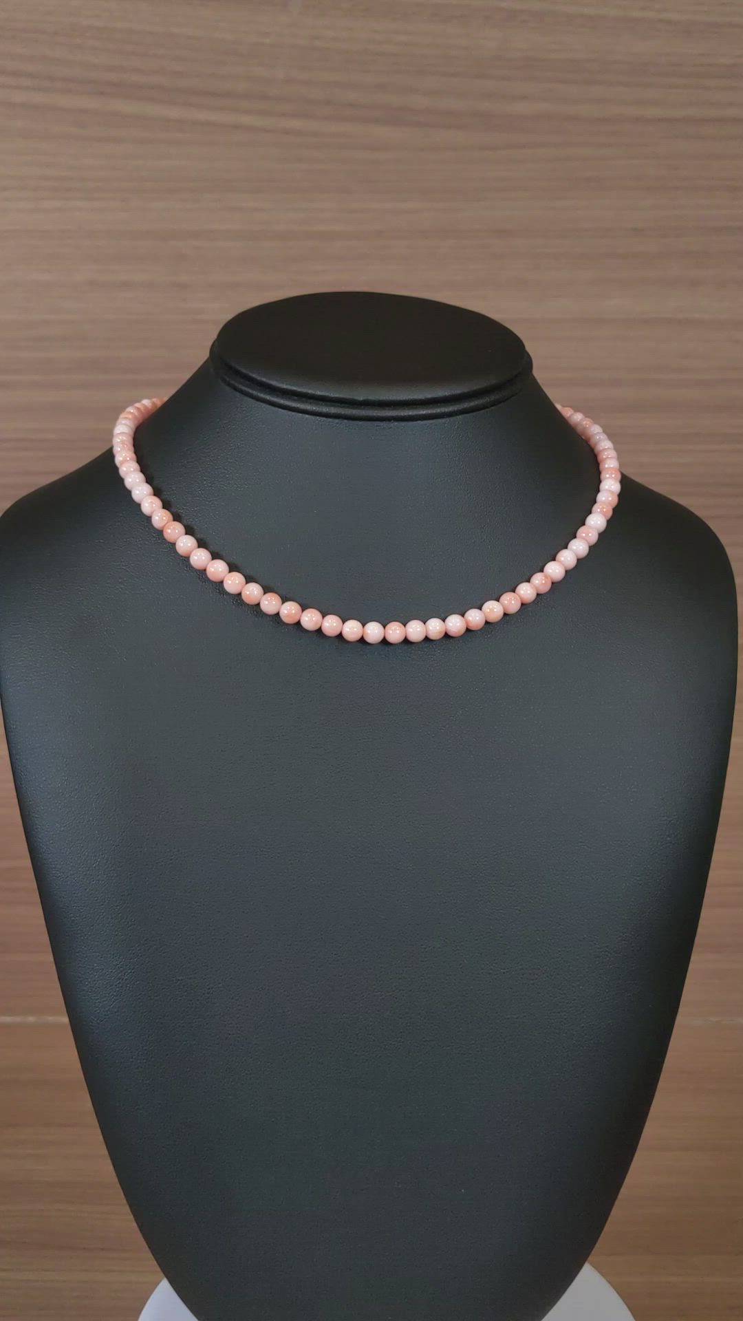 79.63 Ct. Coral Multi Stone Necklace, 18K White Gold Size Video