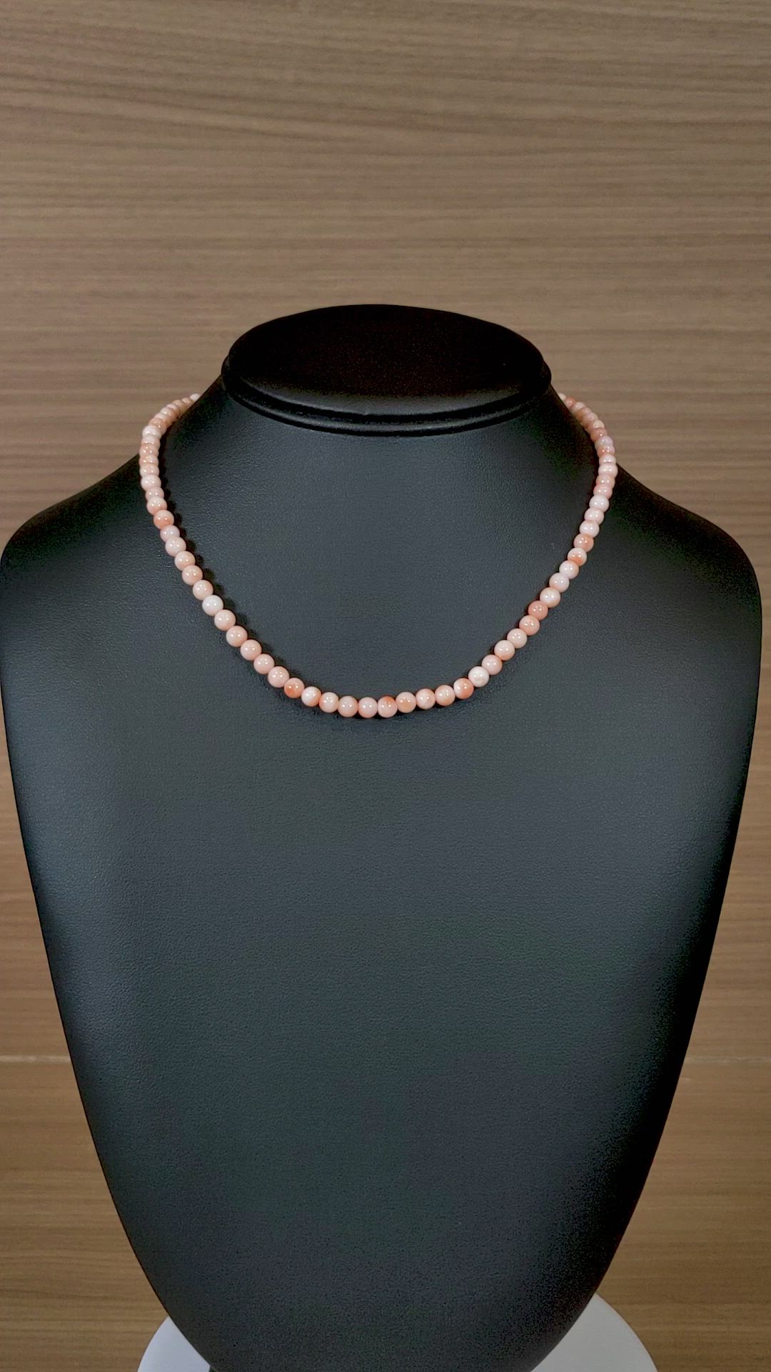 63.76 Ct. Coral Multi Stone Necklace, 18K White Gold Size Video