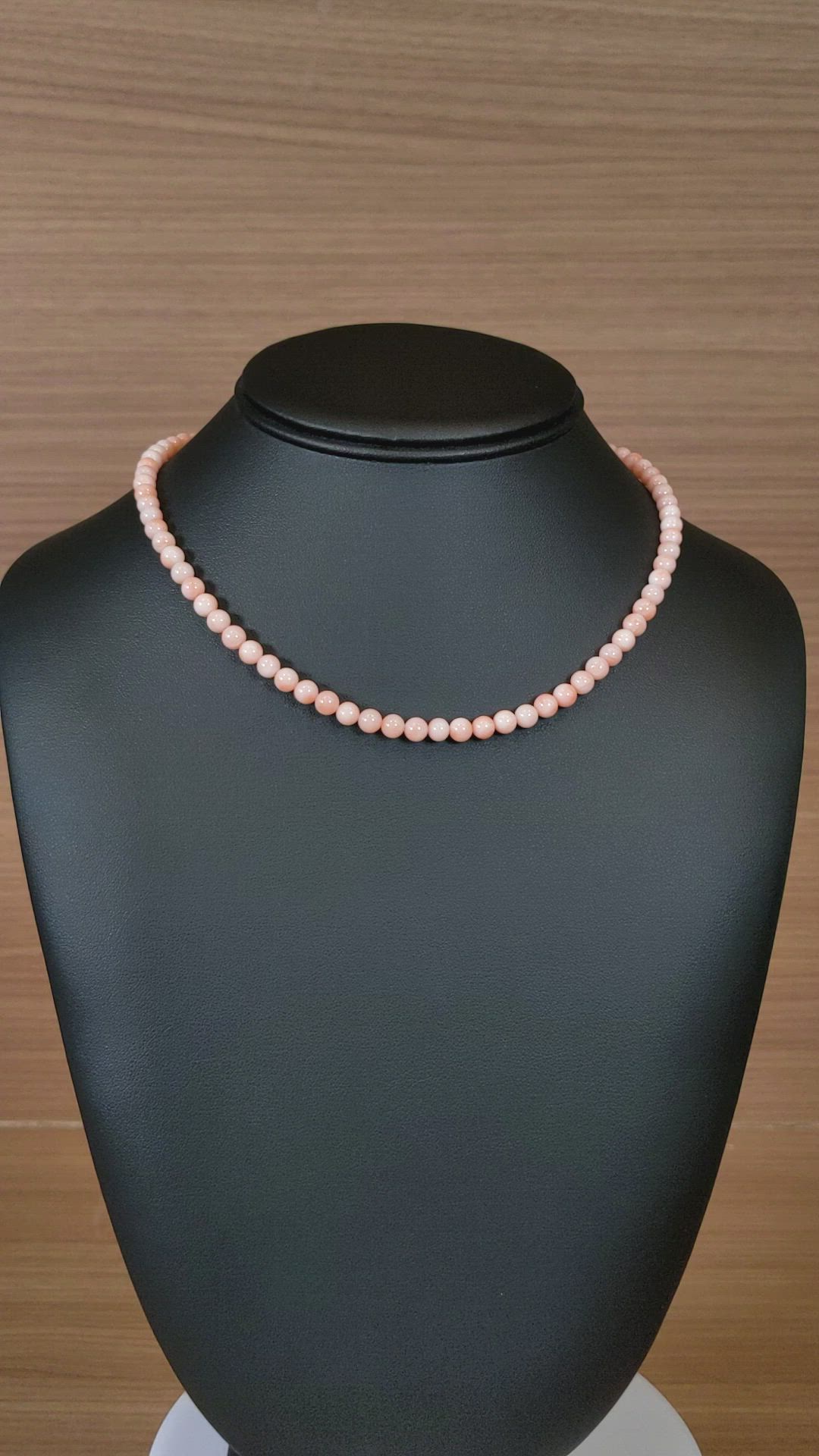 82.24 Ct. Coral Multi Stone Necklace, 18K White Gold Size Video