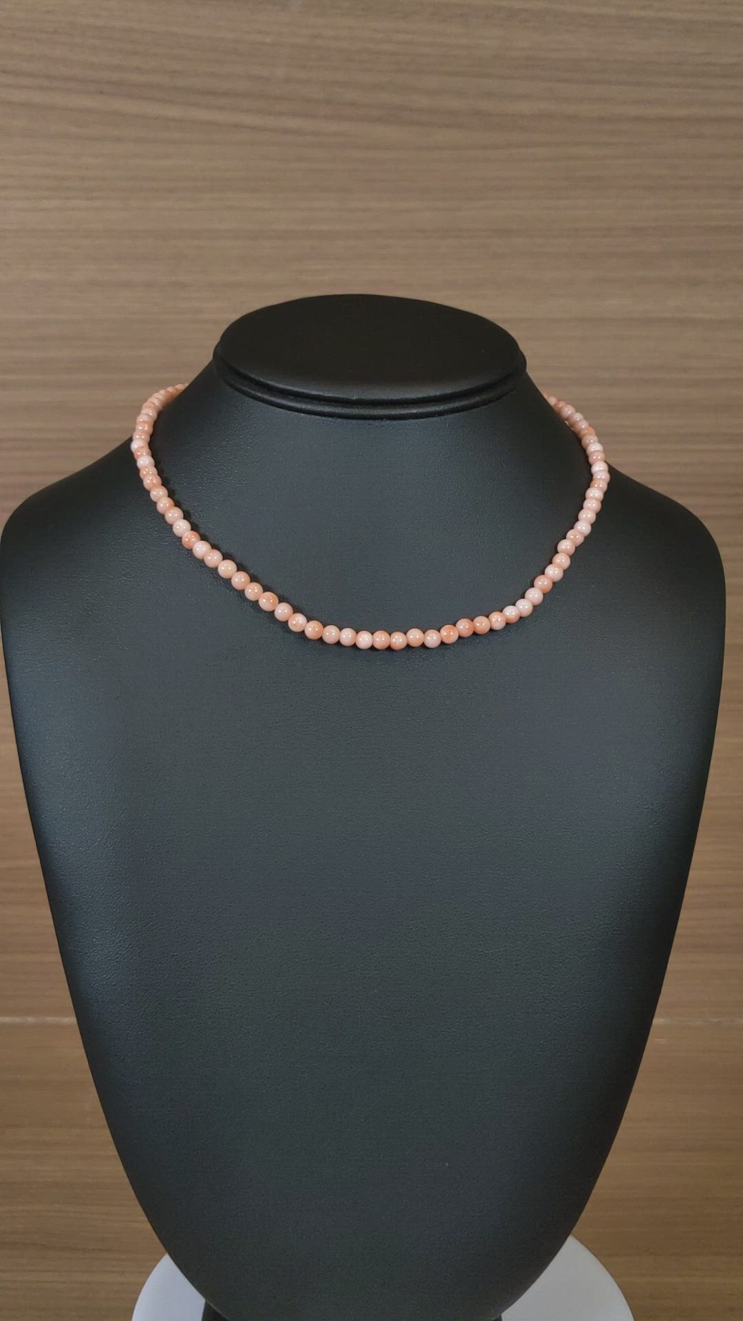 61.06 Ct. Coral Multi Stone Necklace, 18K Yellow Gold Size Video