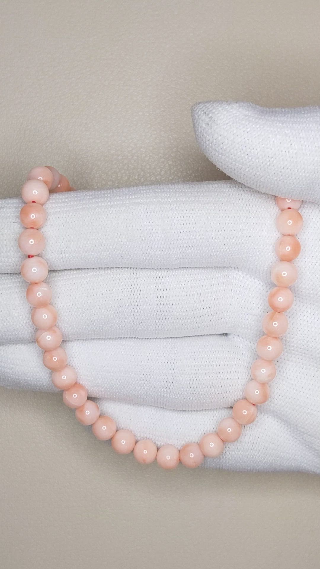 77.86 Ct. Coral Multi Stone Necklace, 18K White Gold Size Video